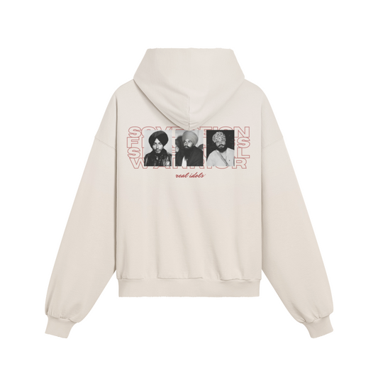 REAL IDOLS DISTRESSED HOODIE by DRIP PANJAB